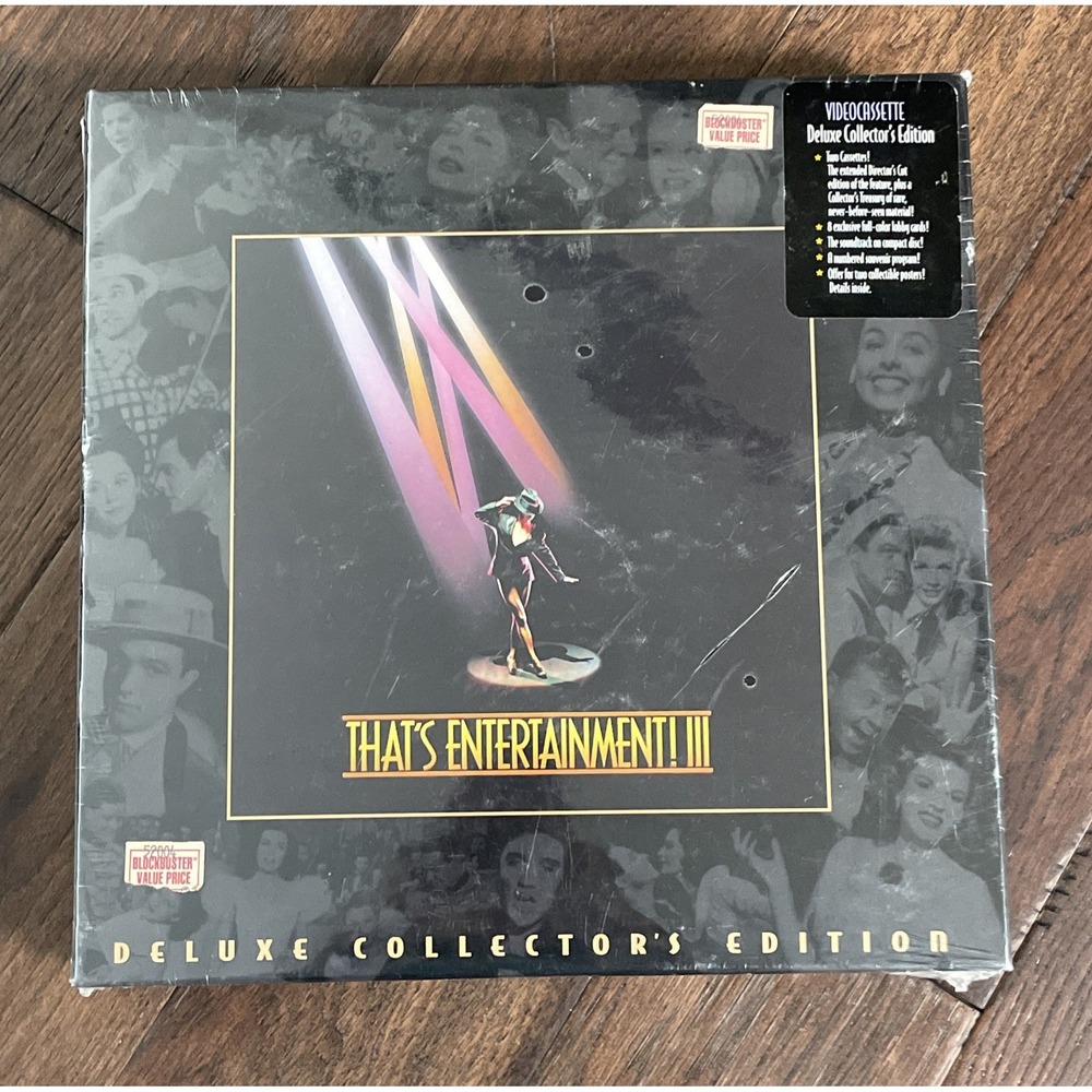 NEW SEALED That's Entertainment! III (1994) - Deluxe Collector's LaserDisc